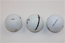 Mize, Willett & Schwartzel Signed Golf Balls JSA ALOA