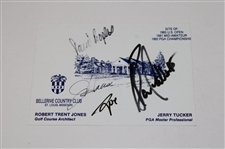 Ten (10) Signed Cuts & Scorecards inc. Sarazen, Nelson, Annika & more JSA ALOA
