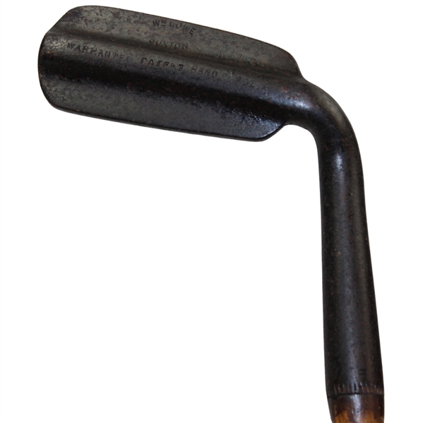c.1894 W. M. Lowe Buxton Warranted Hand Forged Patent with Shaft Stamp Putter