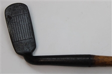 c.1894 W. M. Lowe Buxton Warranted Hand Forged Patent with Shaft Stamp Putter