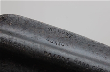 c.1894 W. M. Lowe Buxton Warranted Hand Forged Patent with Shaft Stamp Putter