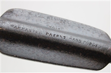 c.1894 W. M. Lowe Buxton Warranted Hand Forged Patent with Shaft Stamp Putter