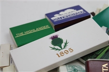 Fifty (50) Various Golf Course & Country Club Matchbooks