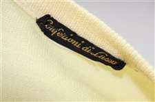 Gene Sarazen's Personal JUN Blue Knickers, Yellow Sweater, Striped Tie, Socks & Brown Shoes Outfit
