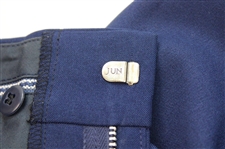 Gene Sarazen's Personal JUN Blue Knickers, Yellow Sweater, Striped Tie, Socks & Brown Shoes Outfit
