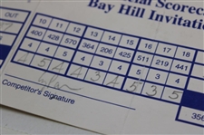 Perry, Pavin, Leonard & Seven (7) Others Signed 1998-99 Bay Hill Invitational Official Scorecards
