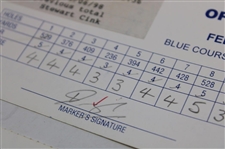 Langer, Duval, Azinger & Seven (7) Others Signed 1998-99 Doral-Ryder Open Official Scorecards