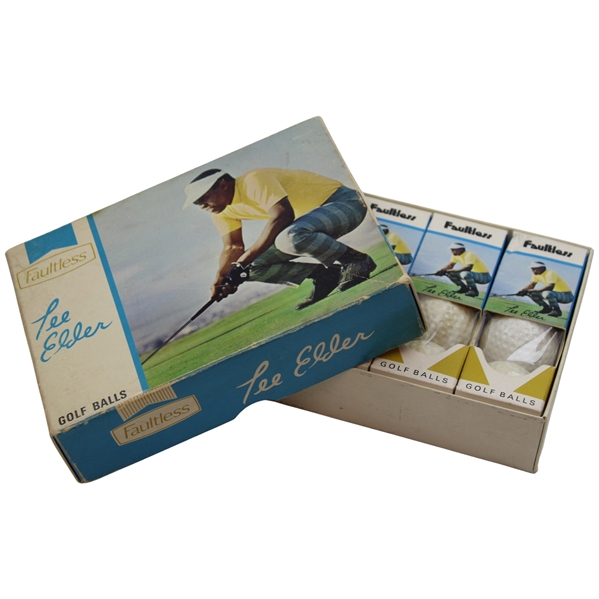 Full Dozen Lee Elder Faultless Golf Balls in Original Box & Sleeves