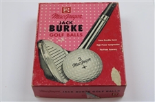 Full Dozen Jack Burke MacGregor Golf Balls in Original Box & 2/3 Sleeves