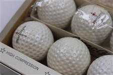 Full Dozen Jack Burke MacGregor Golf Balls in Original Box & 2/3 Sleeves
