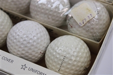 Full Dozen Jack Burke MacGregor Golf Balls in Original Box & 2/3 Sleeves