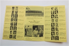 1965 La Costa Country Club Program w/Lester Nehamkin Photo Sheets/Negatives