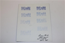 1965 La Costa Country Club Program w/Lester Nehamkin Photo Sheets/Negatives