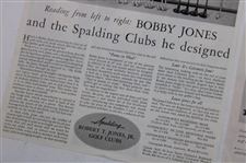Full Dozen bobby Jones Callaway Golf Balls in Original Box & Sleeves w/2 Club Articles