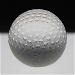 Tiffany & Co Luxury Leaded Crystal Art Glass Golf Ball Paperweight