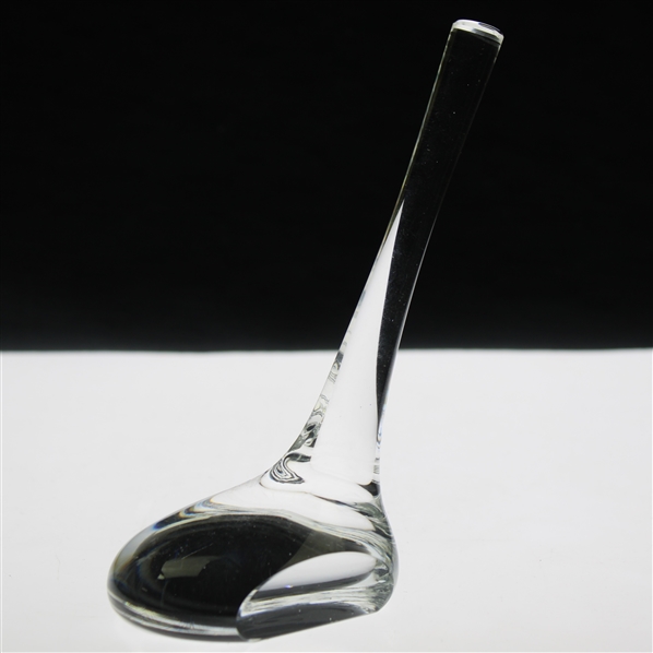 Tiffany & Co Luxury Leaded Crystal Art Glass Golf Club Paperweight