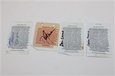 Fifteen (15) Various Greater Milwaukee Open Winners Signed Tickets/Badges/Credentials JSA ALOA