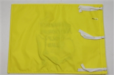 Jack Nicklaus Signed Augusta National GC Member Only Embroidered Flag w/Years Won - New Version JSA ALOA