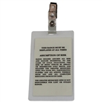 Tiger Woods' Pro Debut 1996 GMO Volunteer Badge - Seldom Seen