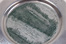 1954 Pine Valley 36 Holes Group B Runner Up Trophy Plate - Nov 6th & 7th