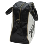 Brad Faxon Black & White Leather Titleist Shag Bag