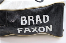 Brad Faxon Black & White Leather Titleist Shag Bag