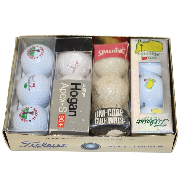 One Dozen Golf Balls & Seagrams Scotch Ball