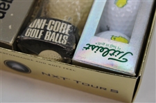 One Dozen Golf Balls & Seagram's Scotch Ball