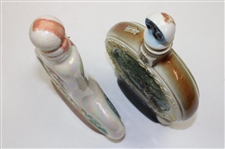 Two (2) Bing Crosby Pro-Am Liquor Decanters - 1966 & 1967