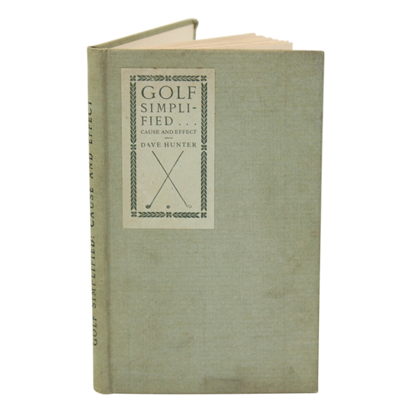 1921 Golf Simplified: Cause and Effect Book by Dave Hunter