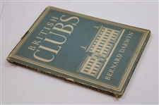 1933 'British Clubs' by Bernard Darwin