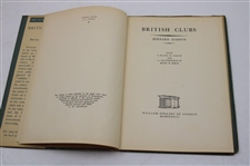 1933 'British Clubs' by Bernard Darwin