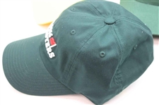 Four (4) 2016 Masters Caddy Hats - Green Circle Logo, Rectangle Patch, Top Dated & Under Dated