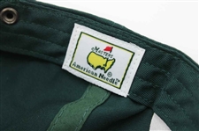 Four (4) 2016 Masters Caddy Hats - Green Circle Logo, Rectangle Patch, Top Dated & Under Dated