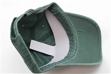 Four (4) 2016 Masters Caddy Hats - Green Circle Logo, Rectangle Patch, Top Dated & Under Dated