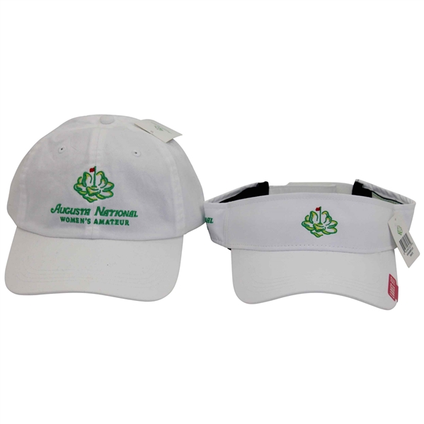 Augusta National Womens Amateur White Hat & White Womens Amateur Visor