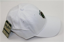2019 Masters Tournament Embroidered Navy Circle Logo White Hat - New w/Tag