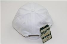2019 Masters Tournament Embroidered Navy Circle Logo White Hat - New w/Tag
