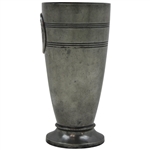 Pewter Cup With Golfer Motif