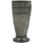 Pewter Cup With Golfer Motif