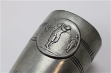Pewter Cup With Golfer Motif