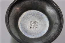Pewter Cup With Golfer Motif