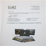 Chi Chi Rodriguez's Four (4) Pebble Beach Golf Links Placemats in Original Box