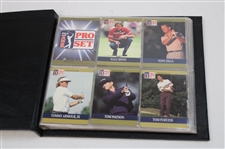 Chi Chi Rodriguez's Personal 1990 Special Inaugural Set PGA Tour Cards w/Black Binder