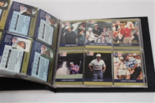 Chi Chi Rodriguez's Personal 1990 Special Inaugural Set PGA Tour Cards w/Black Binder