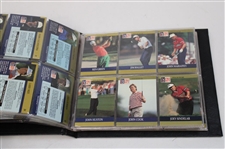 Chi Chi Rodriguez's Personal 1990 Special Inaugural Set PGA Tour Cards w/Black Binder