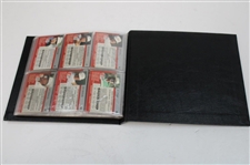 Chi Chi Rodriguez's Personal 1990 Special Inaugural Set PGA Tour Cards w/Black Binder