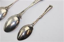 Four (4) Various Vintage Golf Themed Sterling Silver Spoons