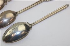 Seven (7) Various Vintage Golf Themed Sterling Silver Spoons