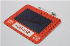 Bernhard Langer Signed 1993 Masters Tournament SERIES Badge #X06482 JSA ALOA